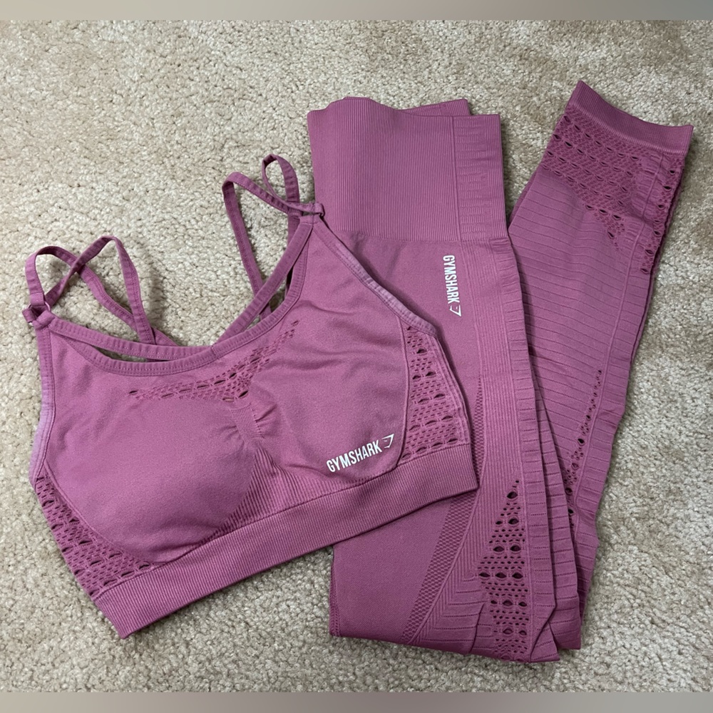 Gymshark energy seamless athletic set